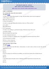 Đề thi giữa kì 2 Tiếng Anh 11 Friends Global - Đề số 6